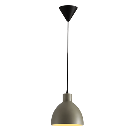 TKLD Pendant & Chandeliers Industrial Dome Antique Grey Metal E27 Pendant Ceiling Light Fitting - D220