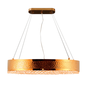 TKLD Pendant & Chandeliers Island Ball Crystal Gold Metal E14 Chandelier Ceiling Light - D600mm