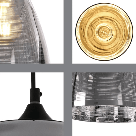 TKLD Pendant & Chandeliers Jupiter Chrome Gold or Copper Pendant Ceiling Light E27 Fitting