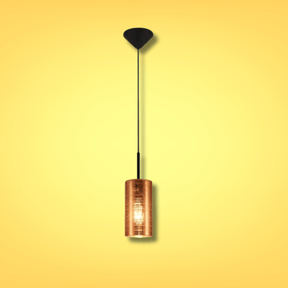 TKLD Pendant & Chandeliers Jupiter Copper Silver & Gold Cylinder Glass Pendant Ceiling Light E27 Fitting