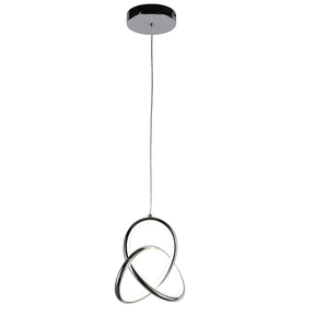 TKLD Pendant & Chandeliers LED Pendant Light D185xH1500 Chrome CCT Changeble - 17W