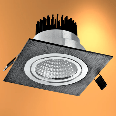 TKLD Ceiling Lights LED Tilt Recessed Black Rectangle Downlight  - 10W
