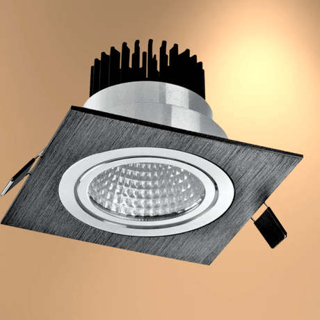 TKLD Ceiling Lights LED Tilt Recessed Black Rectangle Downlight  - 5W