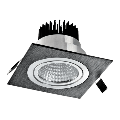 TKLD Ceiling Lights LED Tilt Recessed Black Rectangle Downlight  - 5W