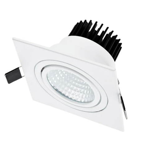 TKLD Ceiling Lights LED Tilt Recessed White Rectangle Downlight  - 10W