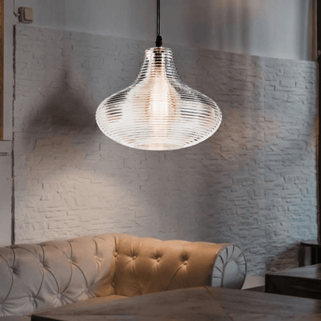 TKLD Pendant & Chandeliers Lyustra Amber Glass Pendant Ceiling Light - 8444-1C E27