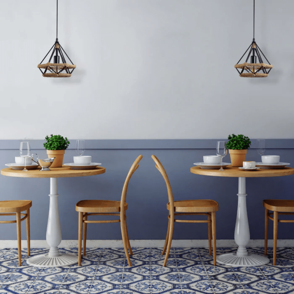 TKLD Pendant & Chandeliers Manila Hemp Rope Diamond E27 Black Pendant Light - D250mm/D380mm