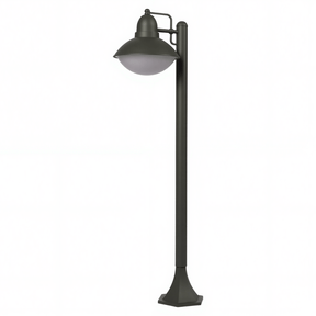 TKLD Outdoor Lighting Marcel Dark Grey Outdoor Pathway Bollard Lawn Light - 40W