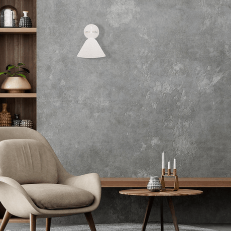 TKLD Wall & Sconce Lights Matte White Cone Wall Light E27 Fitting