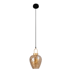TKLD Pendant & Chandeliers Miele Lungo Amber Glass E27 Pendant Ceiling Light