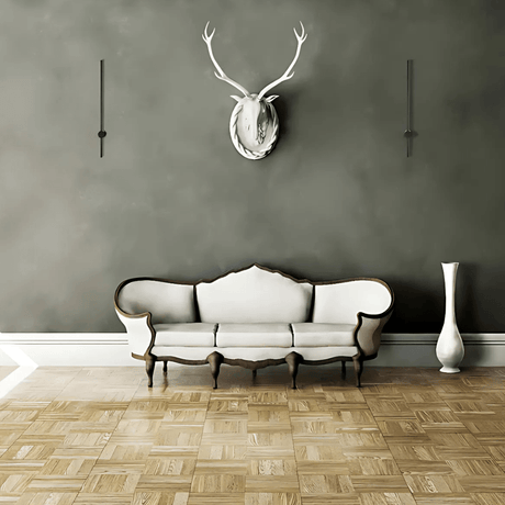TKLD Wall & Sconce Lights Minimalist Black or Gold Linear Wall Sconce Light