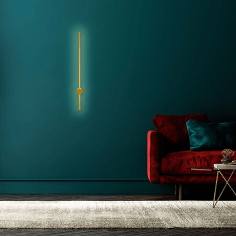 TKLD Wall & Sconce Lights Minimalist Black or Gold Linear Wall Sconce Light