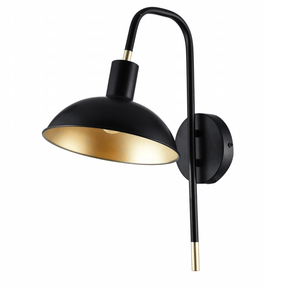 TKLD Pendant & Chandeliers Modern Black Metal Dome Sunflower Wall Light - MB75196A-1
