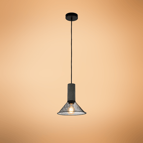 TKLD Pendant & Chandeliers Modern Conical Shape Concrete Textured Pendant Light - 40W