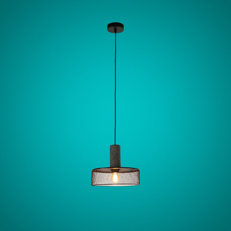 TKLD Pendant & Chandeliers Modern Elliptic Cylinder Shape Concrete Textured Pendant Light - 40W