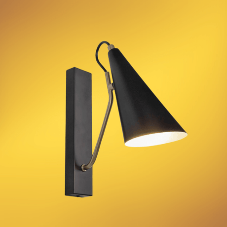 TKLD Pendant & Chandeliers Modern Metal Cone 40W Corner Wall Light - MB75185A