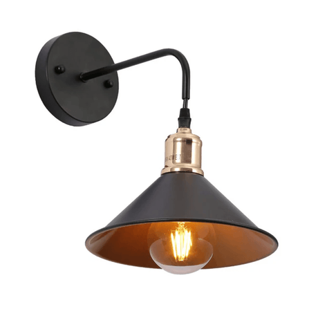 TKLD Wall & Sconce Lights Modern Metal Funnel Suspended Wall Light