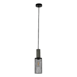 TKLD Pendant & Chandeliers Modern Short Cylindrical Textured Concrete Pendant Light - 40W