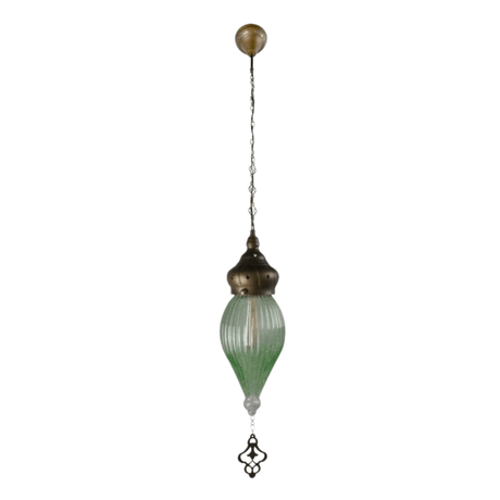 TKLD Pendant & Chandeliers Moroccan Style Antique Brass Glass Oriental E27 Ceiling Pendant Light