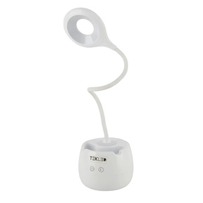 TKLD Table & Floor Lamps Multifunctional Rechargeable LED Ring Desk Lamp with Pencil Holder - 6W