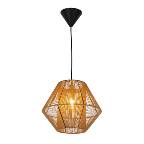 TKLD Pendant & Chandeliers Natural Jute Light Shade Pendant Ceiling Light - D300mm