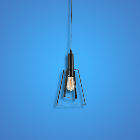 TKLD Pendant & Chandeliers Nordic Black Cage E27 Pendant Ceiling Light