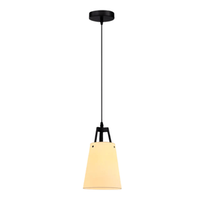 TKLD Pendant & Chandeliers Off White Frustum Fabric Shade E14 Pendant Ceiling Light