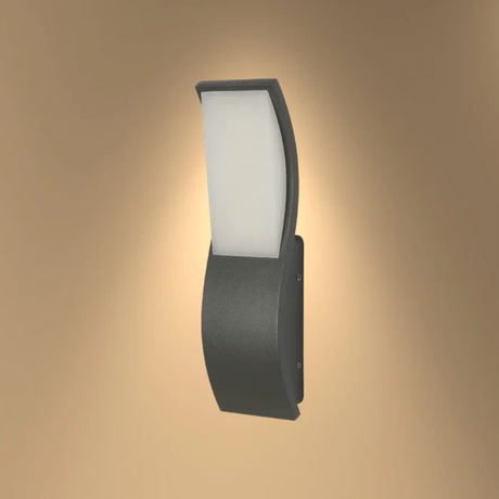 TKLD Wall & Sconce Lights Ola Wavy Rectangle LED Outdoor Wall Light - 7W