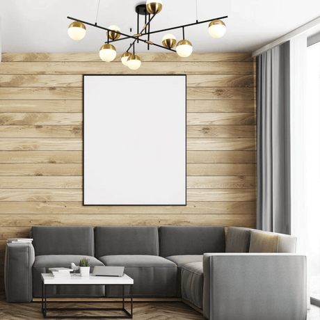 TKLD Pendant & Chandeliers Opal Globe Glass Gold Black Metal Body Modern Nordic Chandelier Ceiling Light 9xG9s