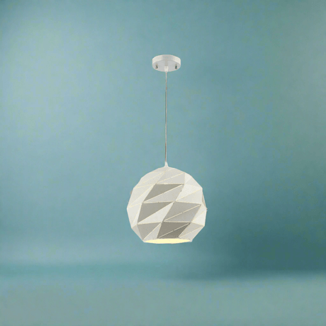 TKLD Pendant & Chandeliers Origami Metal Laser Cut Globe Pendant Ceiling Light - 150-18262