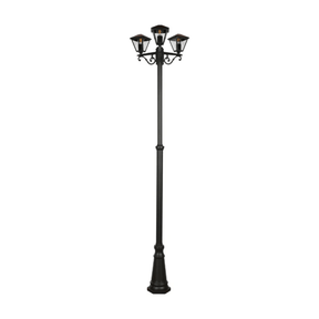 TKLD Pendant & Chandeliers Paravento Black Outdoor Garden Pathway Lamp Post - 3 X 40W