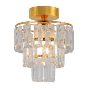 TKLD Pendant & Chandeliers Semi-Flush Crystal Ceiling Chandelier Light