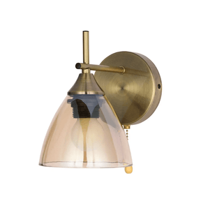 TKLD Pendant & Chandeliers Semi Rounded 1xE27 Champagne+ Antique Wall Light - 52004