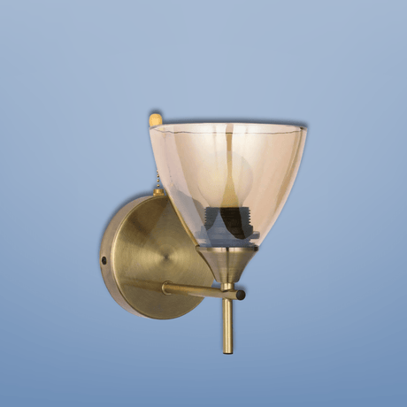 TKLD Pendant & Chandeliers Semi Rounded 1xE27 Champagne+ Antique Wall Light - 52004