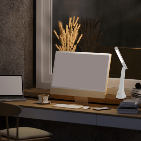 TKLD Table & Floor Lamps Sleek Foldable LED Desk Lamp with Touch Control - 7W