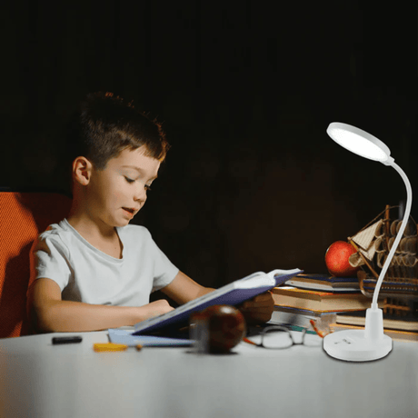 TKLD Table & Floor Lamps Sleek Rechargeable Gooseneck LED Desk Lamp - 8W