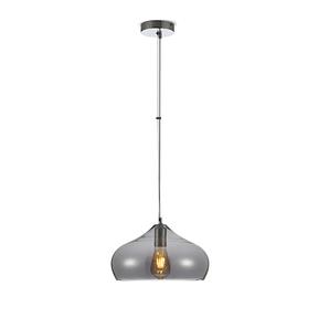 TKLD Ceiling Lights Smoky Glass India Dome Pendant Ceiling Light - 60W