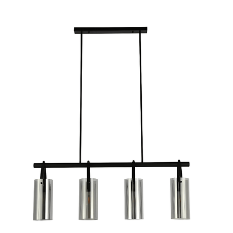 TKLD Pendant & Chandeliers Smoky Glass Linear Adjustable Drop Chandelier Light - 40W