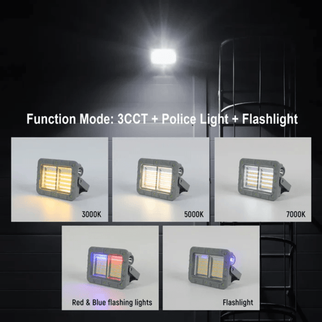 TKLD Outdoor Lighting Solar 5-in-1 Rechargeable Emergency Floodlight - 150W