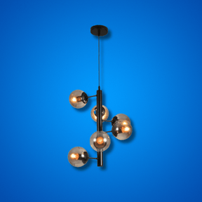 TKLD Pendant & Chandeliers Spiral Globe Glass Modern Sputnik Pendant Ceiling Chandelier Light E27