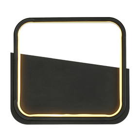 TKLD Pendant & Chandeliers Square Black 3000K LED Flush Wall Light