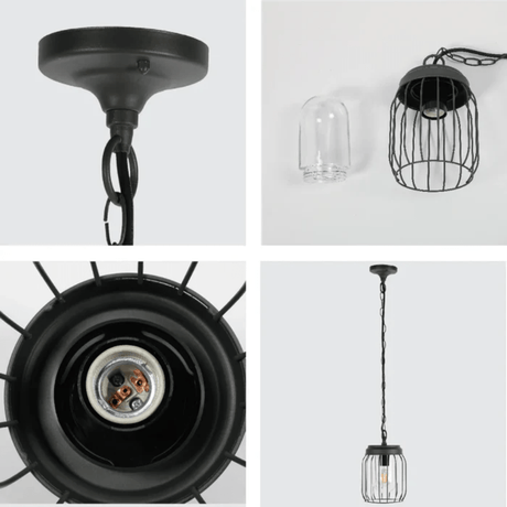 TKLD Pendant & Chandeliers Tuela Dark Grey E27 Outdoor Pendant Lamp - 40W