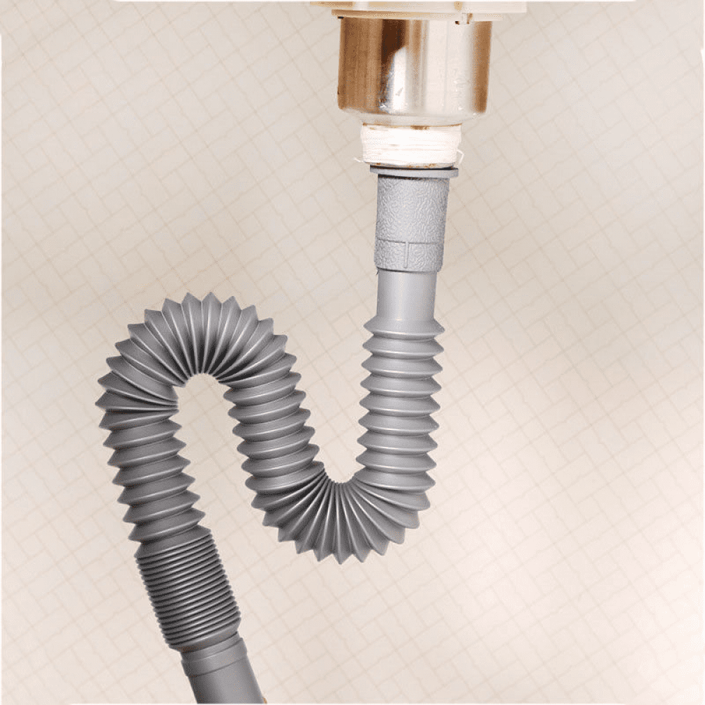 Toplight Bathroom Accessories Bathroom ABS Plastic Flexible Sink Waste Hose 800mm - S04002GR