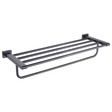 Toplight Bathroom Accessories Bathroom Brass Chrome Plated Towel Shelf with Towel Bar Holder - 9922H