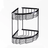 Toplight Bathroom Accessories Bathroom Stainless Steel Corner 2 Tier Shower Caddy Basket - 103H (Chrome, Gold, Black)