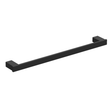 Toplight Bathroom Accessories Bathroom Stainless Steel Matte Black Single Towel Bar Holder - 9624B