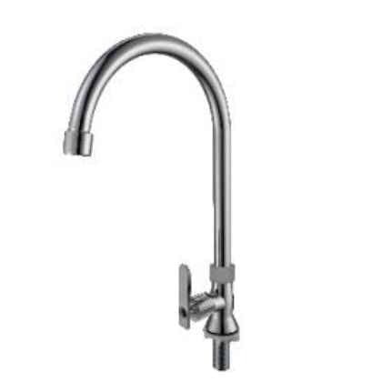 Toplight Kitchen Tap Chrome Deck-Mounted Cold Kitchen Sink Faucet Tap - Z-1006