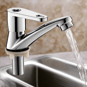 Toplight Kitchen Tap Chrome Deck-Mounted Cold Single Lever Kitchen Sink Faucet Tap - Z-1004