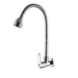 Toplight Kitchen Tap Chrome Flexible Hose Kitchen Wall-Mounted Cold Kitchen Sink Faucet Tap - Z-1007