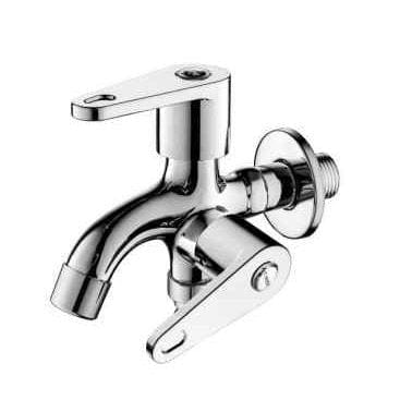 Toplight Bathroom Faucet Chrome Two-Way Wall Bibcock Tap - Z-1003